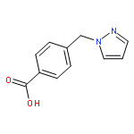 4-((1H-Pyrazol-1-yl)methyl)benzoic acid