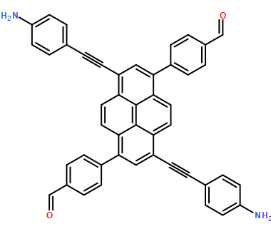COF&4,4-(3,8-bis((4-aminophenyl)ethynyl)pyrene-1,6-diyl)dibenzaldehyde