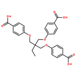 4,4-[[2-[(4-carboxyphenoxy)methyl]-2-ethylpropane-1,3-diyl]dioxy]dibenzoic acid