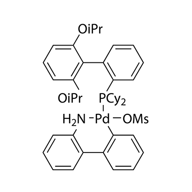 Methanesulfonato(2-dicyclohexylphosphino-2,6-di-i-propoxy-1,1-biphenyl)(2-amino-1,1-biphenyl-2-ylpalladium(II)