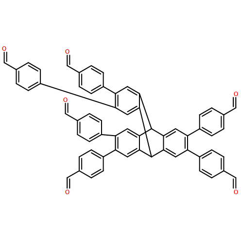 4,4,4,4,4,4-(9,10-dihydro-9,10-[1,2]benzenoanthracene-2,3,6,7,14,15-hexayl)hexabenzaldehyde