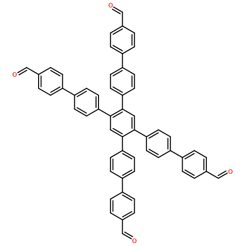 4,5-bis(4-formyl-[1,1-biphenyl]-4-yl)-[1,1:4,1:2,1:4,1-quinquephenyl]-4,4-dicarbaldehyde