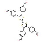 4,4-[2-[4,5-Bis(4-formylphenyl)-1,3-dithiol-2-ylidene]-1,3-dithiole-4,5-diyl]bis[benzaldehyde]