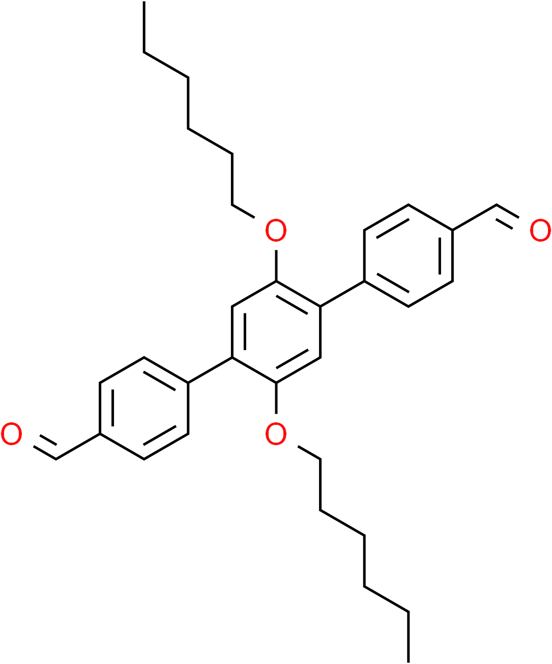 COF&[1,1:4,1-TERPHENYL]-4,4-DICARBOXALDEHYDE, 2,5-BIS(HEXYLOXY)-