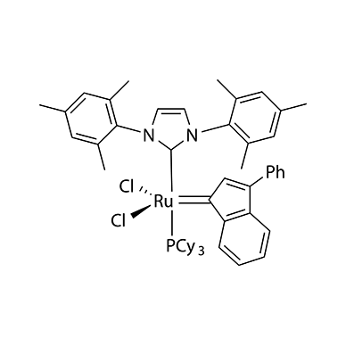 Tricyclohexylphosphine[1,3-bis(2,4,6-trimethylphenyl)imidazol-2-ylidene][3-phenyl-1H-inden-1-ylidene]ruthenium(II) dichloride