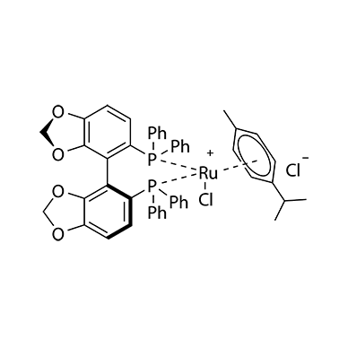 Chloro[(S)-(-)-5,5-bis(diphenylphosphino)-4,4-bi-1,3-benzodioxole](p-cymene)ruthenium(II) chloride