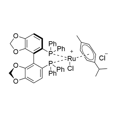 Chloro[(R)-(+)-5,5-bis(diphenylphosphino)-4,4-bi-1,3-benzodioxole](p-cymene)ruthenium(II) chloride
