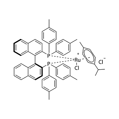 Chloro[(S)-(-)-2,2-bis(di-p-tolylphosphino)-1,1-binaphthyl](p-cymene)ruthenium(II) chloride