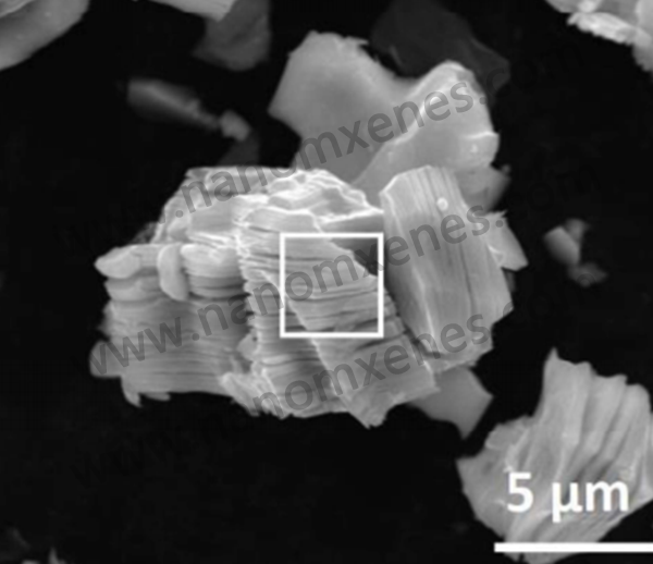 Etching multi-layer Nb2C MXene by molten salt method